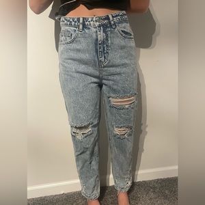 High Waisted Mom Jeans